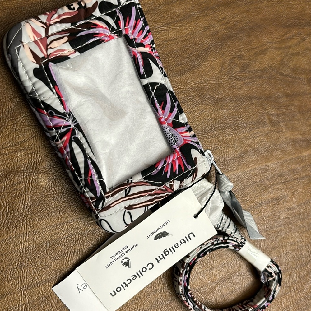 Vera Bradley Ultralight Zip ID & Lanyard
